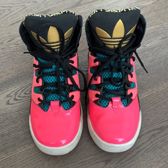 Adidas Originals Q32920 Torsion GLC Hi Tops - Picture 2 of 5